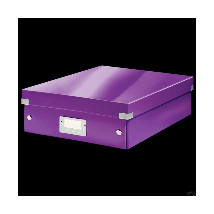 Pudełko z przegródkami LEITZ C&S duże fioletowe 60580062