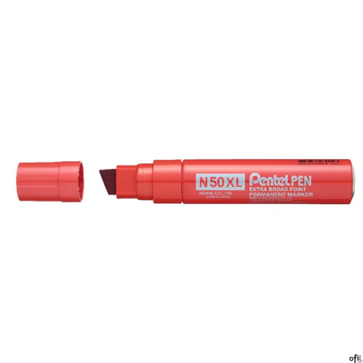 Marker permanetny XL JUMBO czerwony N50XL-B PENTEL