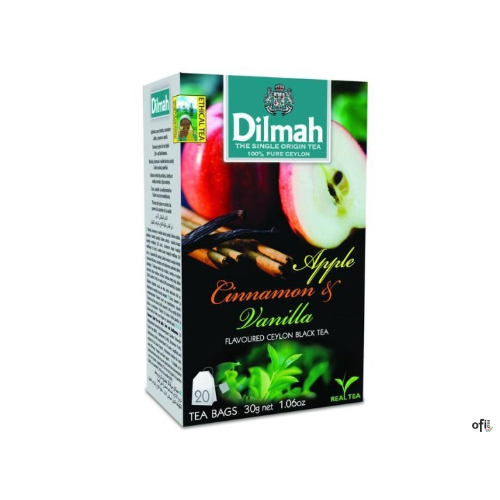 Herbata DILMAH JABŁKO&CYNAMON&WANILIA 20t