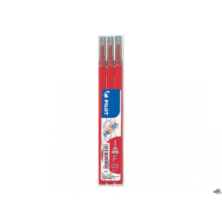 Wkład FRIXION POINT 0.5 czerwony PIRBLS-FRP5-R-S3 PILOT opakowanie 3szt.