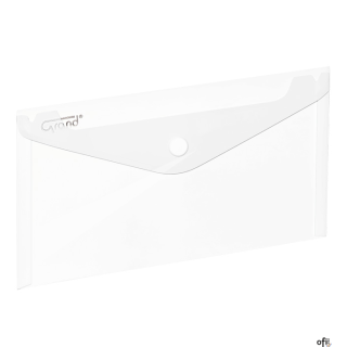Teczka kopertowa na zatrzask DL ZP-046 biała GRAND 120-1868