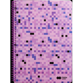 Kołonotatnik PIXI 2, B5, 80k, kratka, 80g/m2, Happy Color HA 4742 1825-PI2