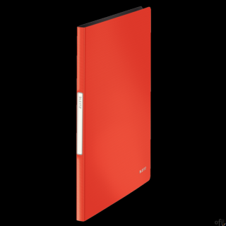 Album ofertowy 20kieszeni LEITZ SOLID jasnoczerwony 45641020