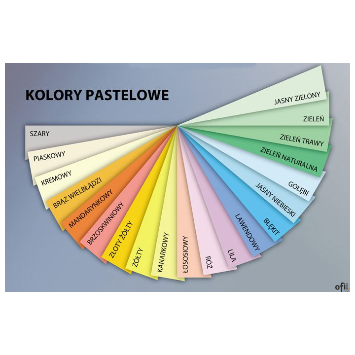 Papier xero A4 160g kanarkowy xem416003 EMERSON 250ark