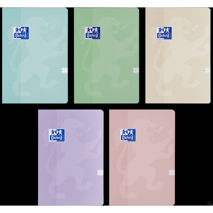 Brulion Oxford Touch Pastelowy B5 60 kartek 90 g kratka 5x5 mm 400175358
