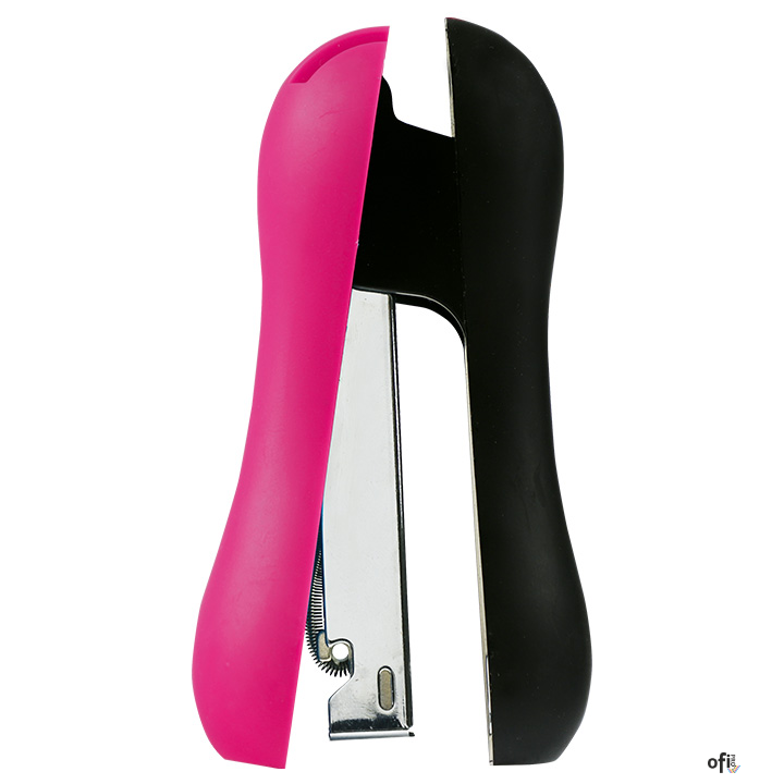 Zszywacz EAGLE TYST1208 110-1691 różowy 20 kartek 20k na zszywki 24/6 26/6