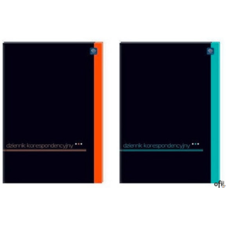 Dziennik korespondecyjny A4 96k 70g mix kolor INTERDRUK