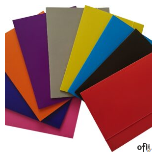Teczka lakier z gumką A4+ mix kolor 600g. ALIGA TL-100