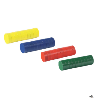 Magnesy kolorowe FANDY 15mm (40szt) 171710 130-1890