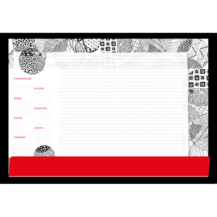 Podkład na biurko-Notes B3-BLACK, SP-B3-04 Michalczyk i Prokop