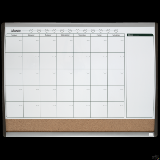 Magnetyczny planer miesięczny Nobo, 585 x 430 mm, 1903813