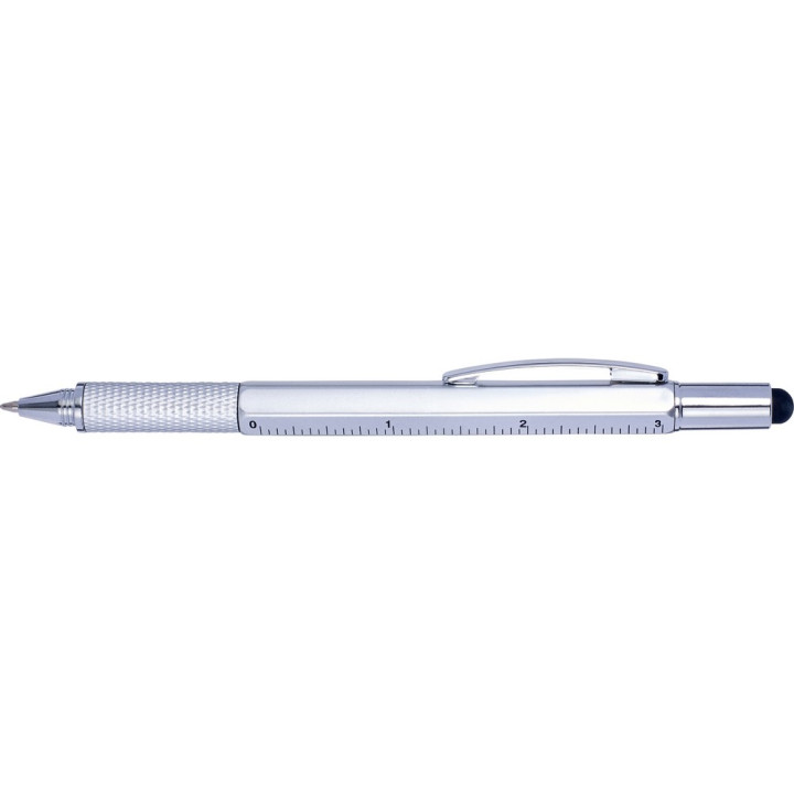 Długopis wielofunkcyjny, linijka, poziomica, touch pen