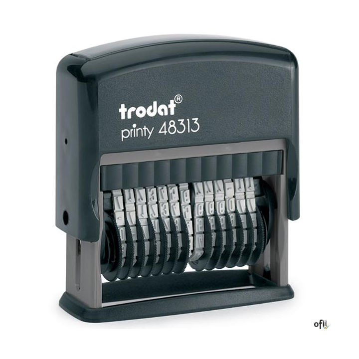 Numerator PRINTY bez wkładki 48313 13/3.8 TRODAT SAMOTUSZUJĄCY