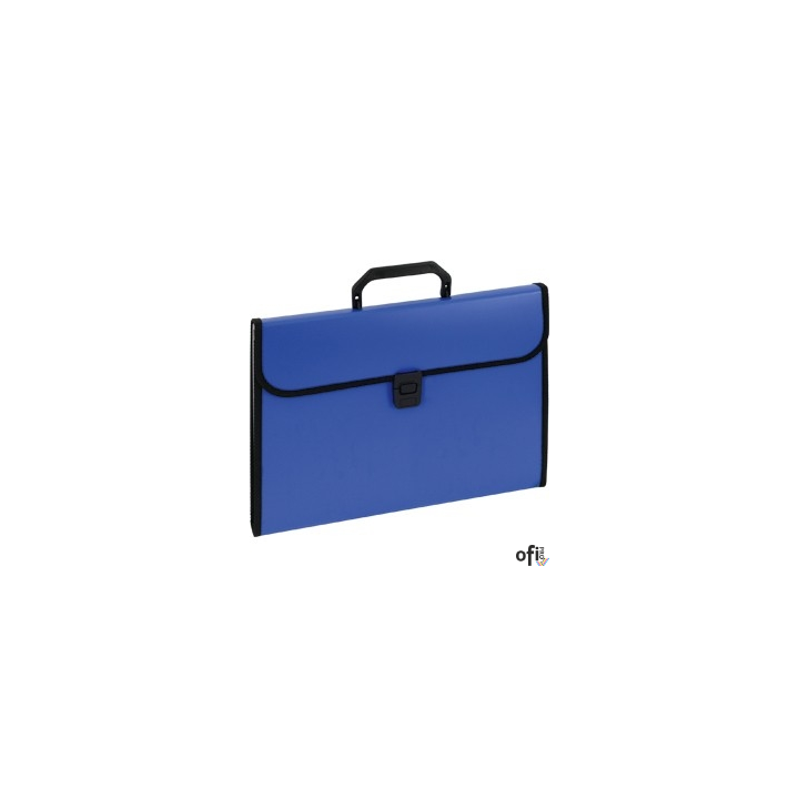 Aktówka harmonijkowa 9112A niebieska EAGLE 120-1221