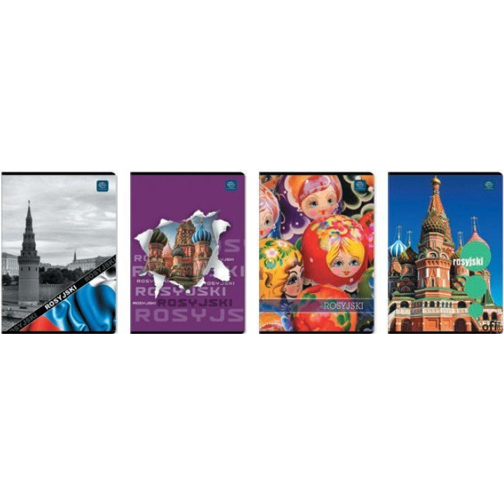 Zeszyt A5 60k J.ROSYJSKI INTERDRUK (X)