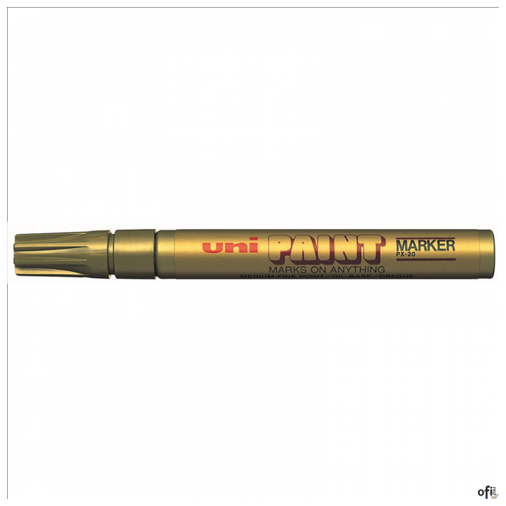 Marker olejowy PX-20 błyszczący złoty UNI