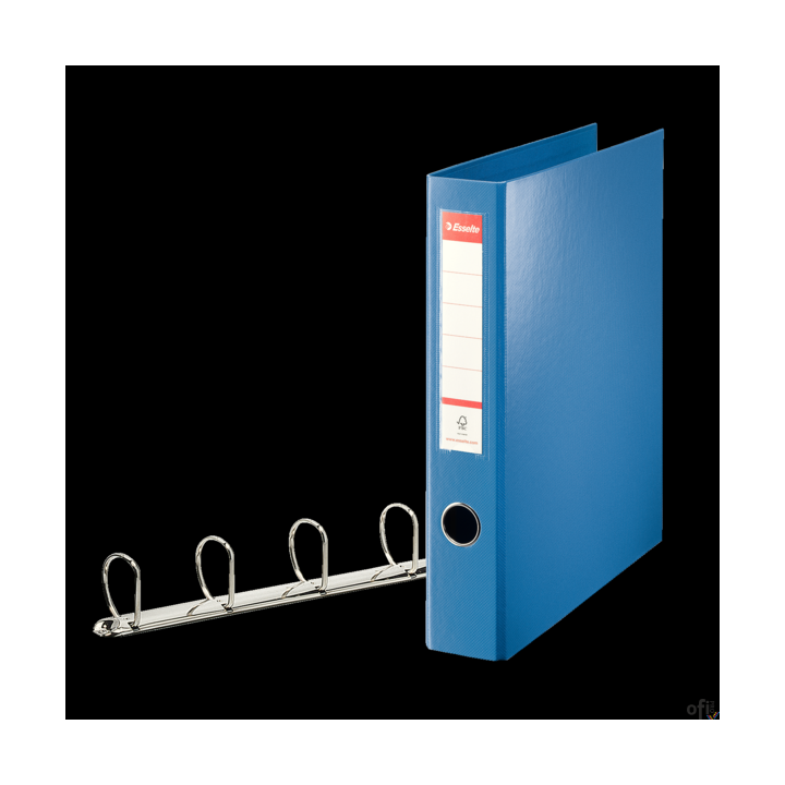 Segregator Esselte A4 Combi z 4 kółkami, 62 mm, niebieski, , 82405