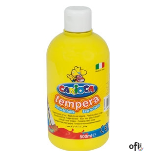 Farba tempera 500 ml, żółta CARIOCA 170-2366