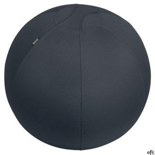 Piłka do siedzenia Leitz Ergo, 65cm, z zabezpieczeniem przed niekontrolowanym toczeniem się, ciemnoszara 65420089