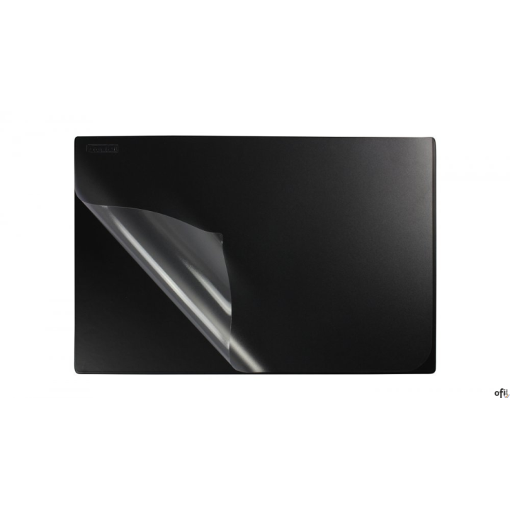 Podkład na biurko z folią 38x58 czarny PB-01-02 BIURFOL