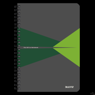 Kołonotatnik OFFICE PP A5 kratka zielony 44981055 LEITZ