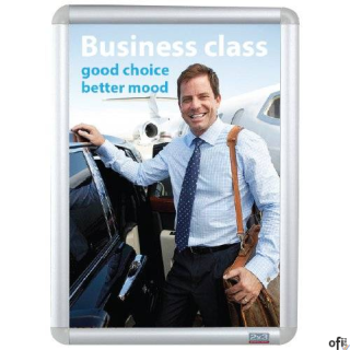 Ramka plakatowa OWZ 25mm profil alu ostre narożniki A5 TZW25/A5BG 2X3