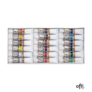 Farby olejne E 1388 B - 18 szt. MARIES 12 ml, 170-1916