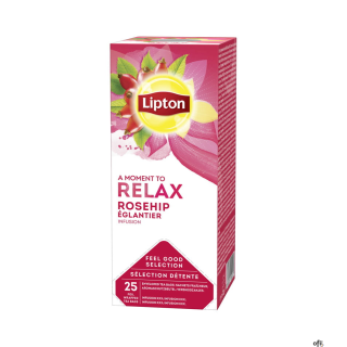 Herbata LIPTON RELAX ROSEHIP INFUSION (dzika róża) 25k.fol owocowa