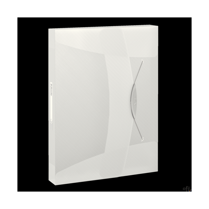 Teczka z gumką ESSELTE VIVIDA 40mm biała 624050