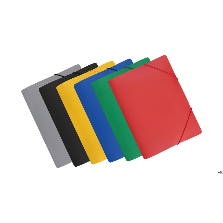 Teczka z gumką szeroka - SP szara TGS-01 BIURFOL