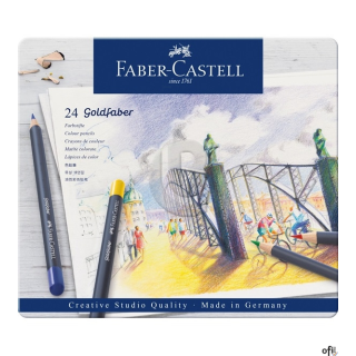 Kredki GOLDFABER 24kol.op.metal. 114724 FC