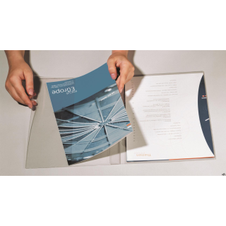 Skoroszyt przezroczysty z mechanizmem do wpinania do segregatorów A4 DURABLE 2512-19