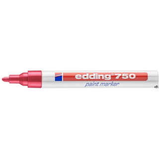 Marker lakierowy 2-4mm 750 czerwony EDDING końcówka okrągła