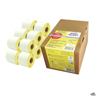 Etykiety wysyłkowe termiczne 54 x 101 mm 12 rolek Avery Zweckform AS0722420