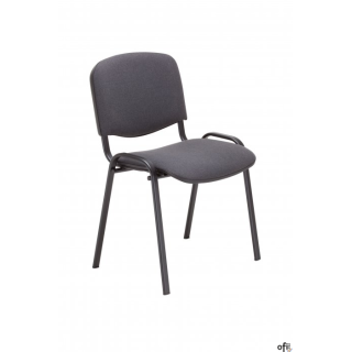 Krzesło konferencyjne ISO black C38/EF002 szary NOWY STYL