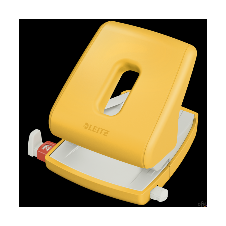 Dziurkacz Leitz Cosy, żółty, 30 kartek, 10 lat gwarancji 50040019