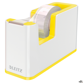 Podajnik taśmy klejącej Leitz WOW, żółty 53641016