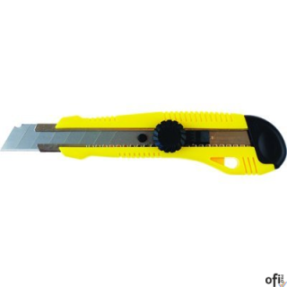 Nóż do papieru GRAND GR-64, niebieski, 18 mm, prowadnica GRAND 130-1658