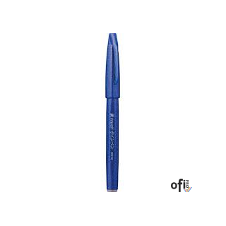 Pisak pędzelkowy do kaligrafii niebieski SES15-C PENTEL