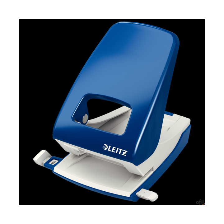 Dziurkacz 5138 LEITZ niebieski 40 kartek duży metalowy 51380035