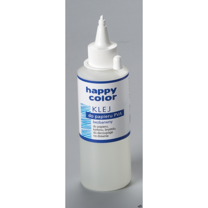 Klej do papieru PVA, butelka 100g, Happy Color HA 3430 0100