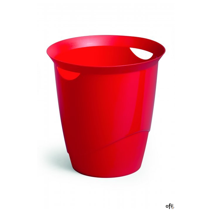 Kosz na śmieci 16l czerwony DURABLE 1701710080