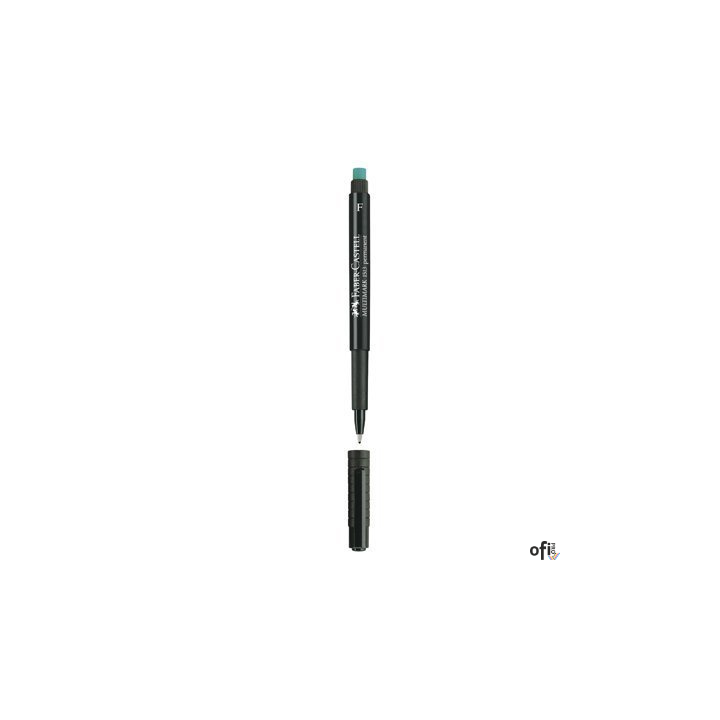 Nowy indeks mak0093268 Foliopis z gumką OHP MULTIMARK F 0.6 czarny 10szt FABER-CASTELL 151399
