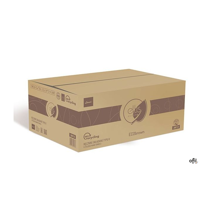 Ręcznik składany typu V Ecobrown 3000 ECOLINE ELLIS 2813 SALE