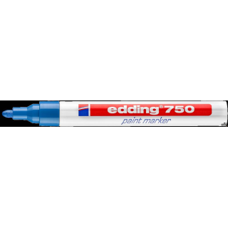 Marker lakierowy 2-4mm 750 niebieski i EDDING końcówka okrągła