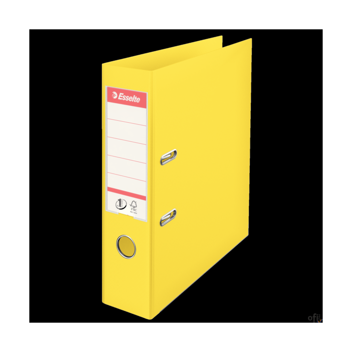 Segregator A4/75mm z mechanizmem żółty VIVIDA 624070 ESSELTE No.1