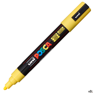 Marker z tuszem pigmentowym PC-5M ciemno-żółty POSCA UNPC5M/DCZO