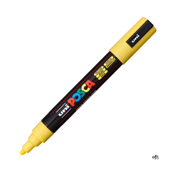 Marker z tuszem pigmentowym PC-5M ciemno-żółty POSCA UNPC5M/DCZO