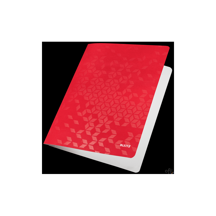 Skoroszyt kartonowy WOW Leitz, czerwony 30010026