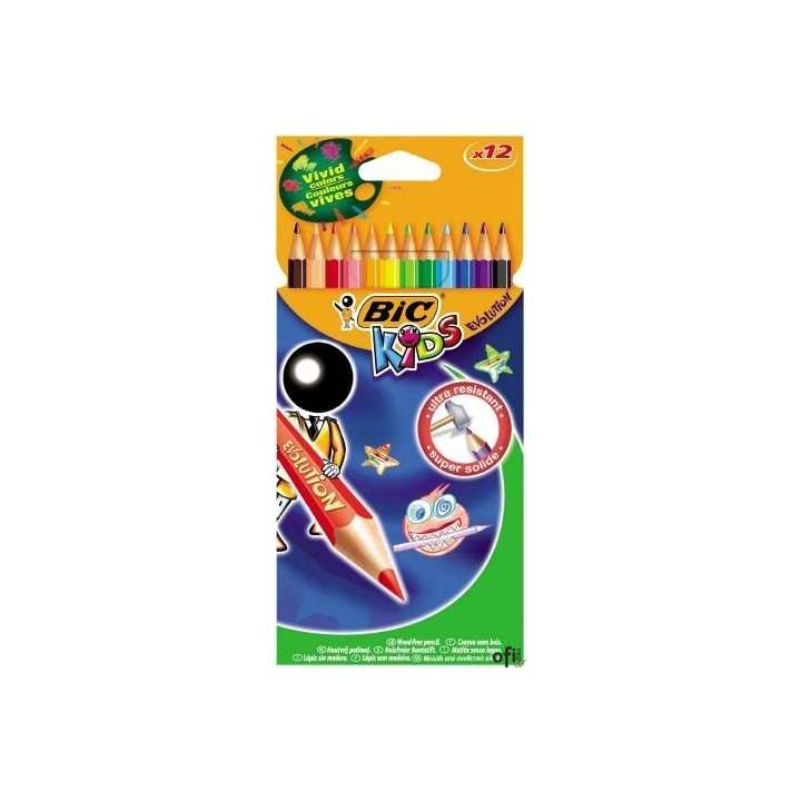 Kredki ołówkowe BIC Kids Evolution ECOlutions  82902912